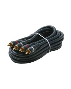 Steren 254-215BL Dual RCA Stereo Cables (6ft)