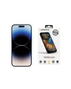 cellhelmet Temp-i15-67ProMax-300 Tempered Glass Screen Protector with $300 Coverage (iPhone 15 Pro Max)