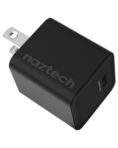 Naztech 15441 20-Watt Power Delivery Mini Fast Wall Charger (Black)