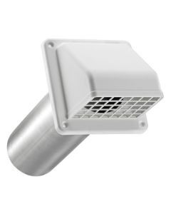 4IN PREF HD W/TL PIPE WHT