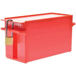 Nadex Coins AEX1-1016 Large Capacity Rolled Pennies Coin Storage Box